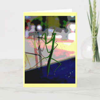 Cartão Praying Mantis