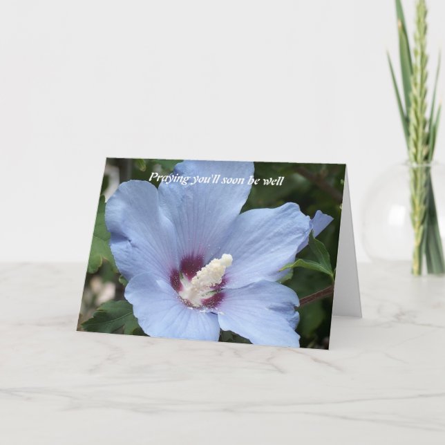 Cartão Praying you'll soon be... (Frente)