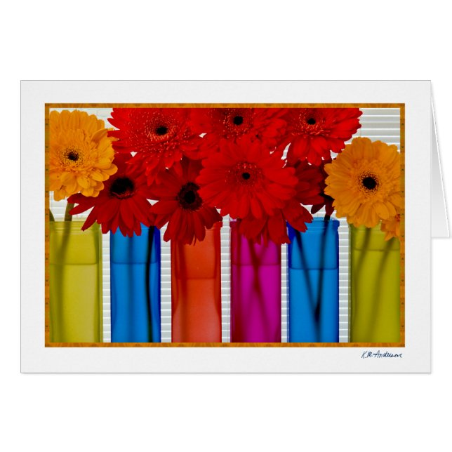 Cartão Prazer da margarida mim (Frente Horizontal)