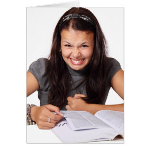 Cartão pre-escrito das palavras algum-ocasião