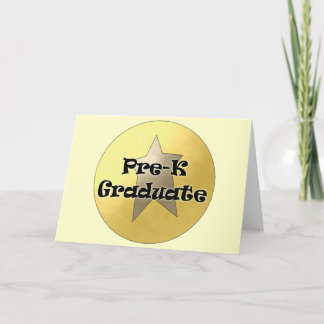 Cartão Pre-K Graduation Gifts