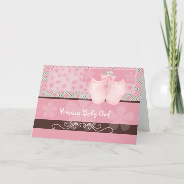 Cartão Precioso Baby Girl (Frente)