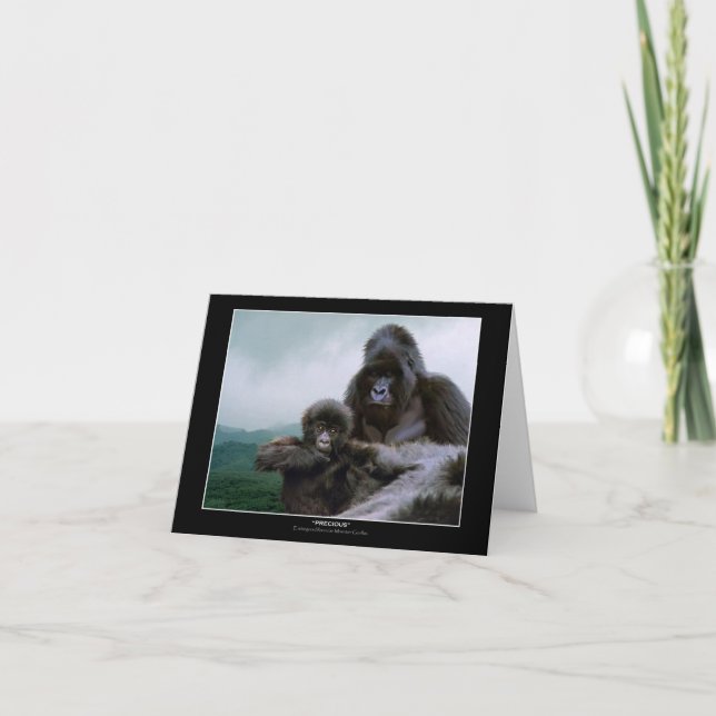 Cartão PRECIOUS ~ Mtn Gorilla Note cards (Frente)