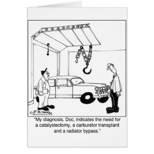 Cartão Precise uma transplantação do carburador