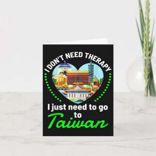 Cartão Preciso Ir Para Taiwan Engraçada Viagem De Lover C