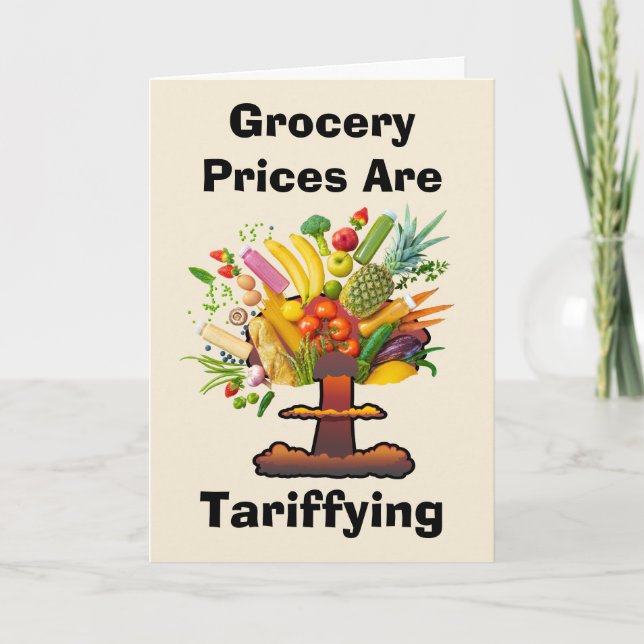 Cartão Preços de compras são tarifas (Frente)