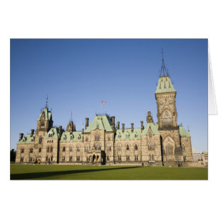 Cartão Prédio parlamentar em Ottawa, Ontário, Canadá