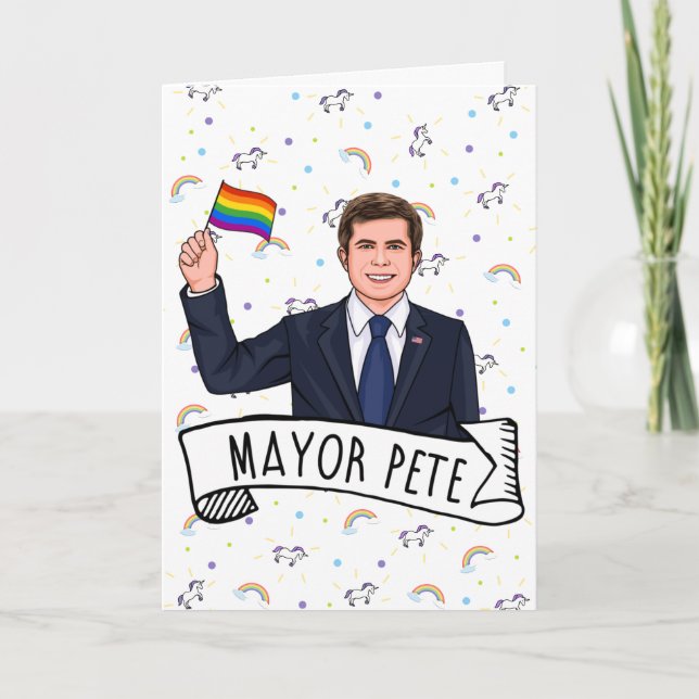 Cartão Prefeito Pete Pride (Frente)