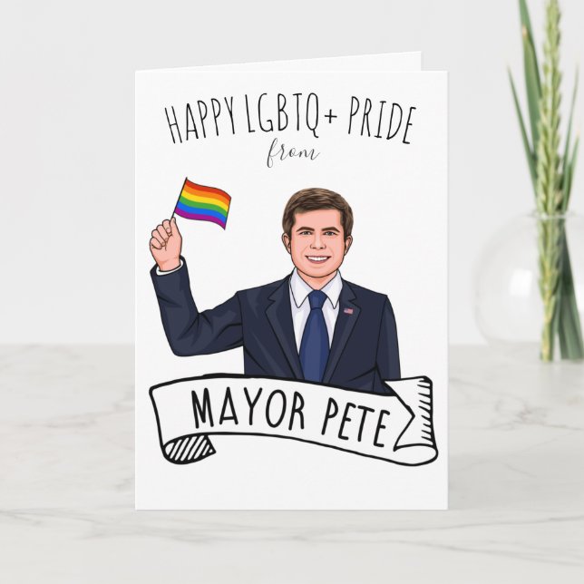 Cartão Prefeito Pete Pride (Frente)