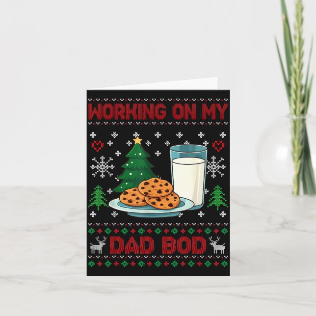 Cartão Pregnancy New Mom Baby Pregnant Christmas Matching (Frente)