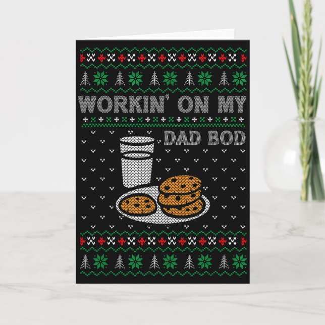 Cartão Pregnancy New Mom Baby Pregnant Christmas Matching (Frente)