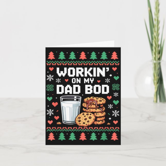 Cartão Pregnancy New Mom Baby Pregnant Christmas Matching (Frente)