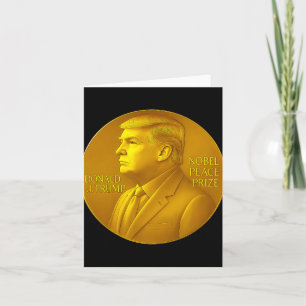 Cartão Prêmio Trump para a Paz