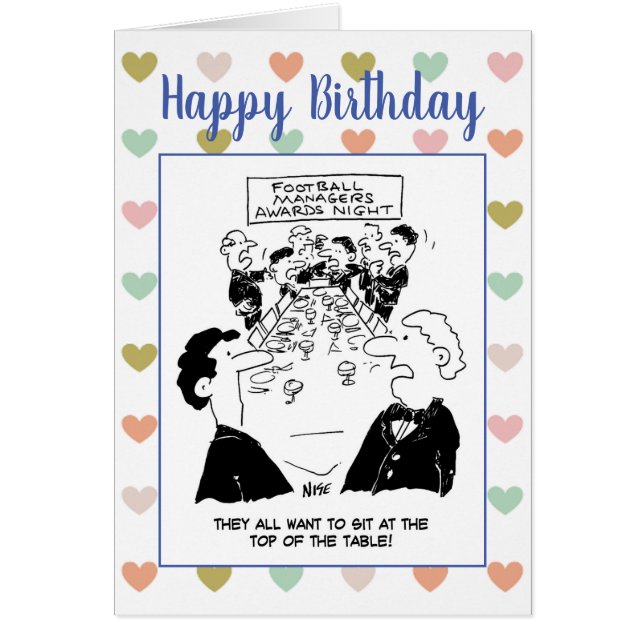 Cartão Prêmios de Gestores de Futebol Janto Noturno (Frente)