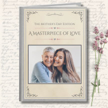 Cartão Premium do Dia das Mães Conto de Luxo Moder