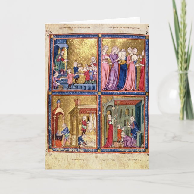 Cartão Preparações para o Passover (Frente)