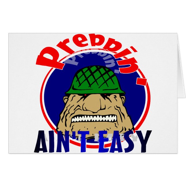 Cartão Preppin não é fácil (Frente Horizontal)