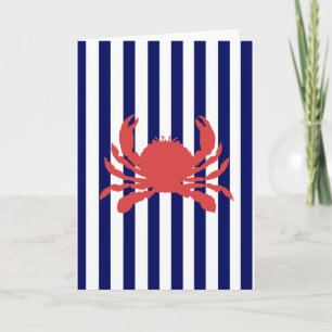 Cartão Preppy Crab