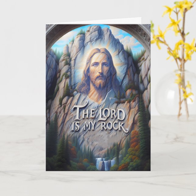 Cartão Presença divina entre as montanhas (Flor Amarela)