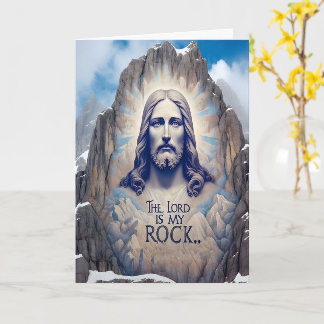 Cartão Presença divina entre as montanhas (Flor Amarela)