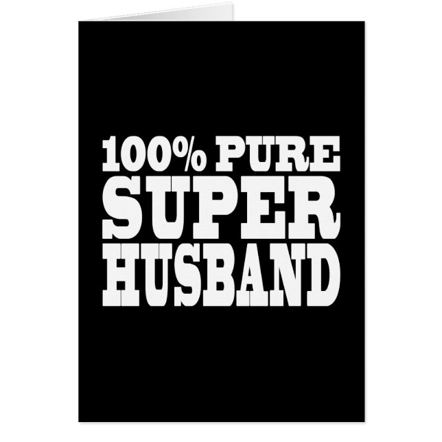 Cartão Presente 4 maridos: Super marido 100% puro (Frente)