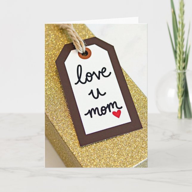 Cartão Presente Amor Você Mamãe (Frente)