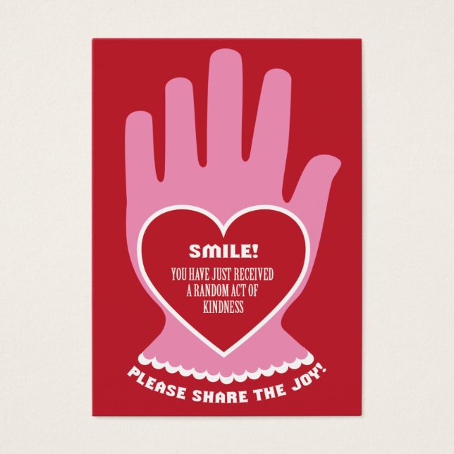 Cartão-presente: Ato Aleatório de Bondade em Verme (Frente)