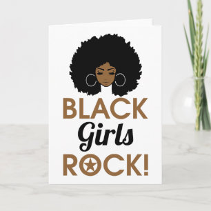 Cartão Presente Black Girl Rock Mês da História Negra