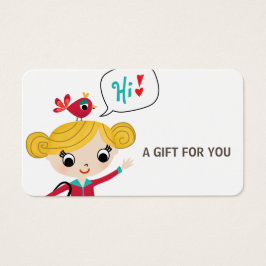 Cartão-presente, Certificado, D9-052115