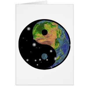 Cartão Presente da terra de Yin Yang