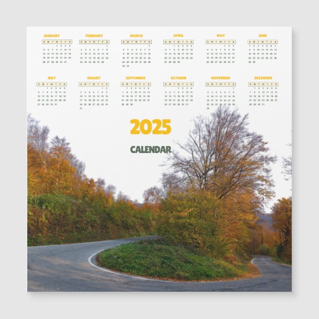 Cartão-presente de 2025 para calendários fotográfi (Frente)