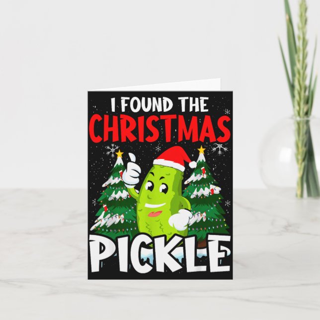 Cartão Presente de Amante de Bolo de Natal Co. Eu Encontr (Frente)