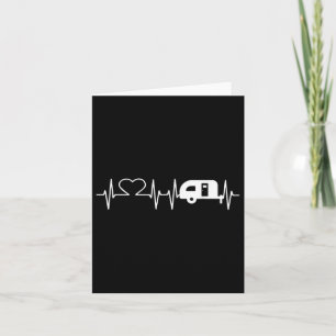 Cartão Presente de amantes de acampamento de batimentos c