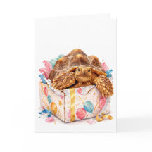 Presente de Aniversário Feliz Tartaruga Rabugenta 