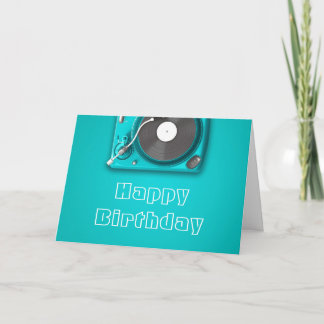 Cartão Presente de aniversário para amante de música em t