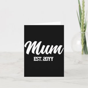 Cartão Presente de ano para nova mãe camiseta 
