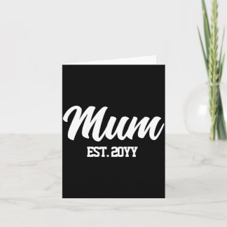 Cartão Presente de ano para nova mãe camiseta