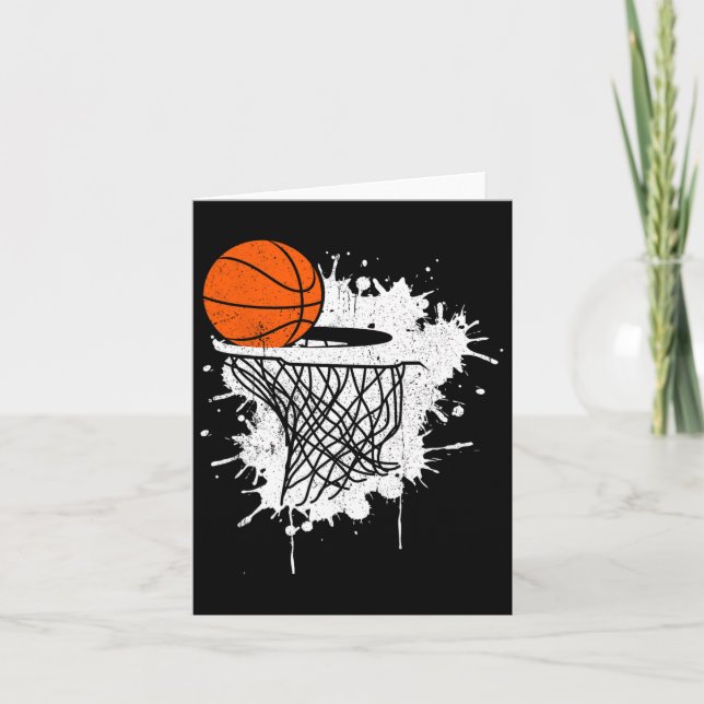 Cartão Presente De Basquete Para Jogadores De Treinador M (Frente)