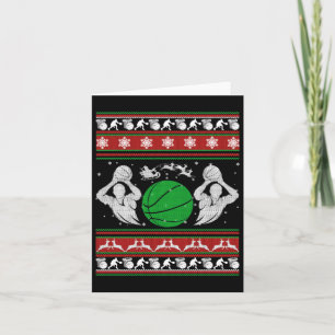 Cartão Presente de Basquetebol de Natal