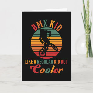Cartão Presente de bicicleta BMX Kid Like A Regular Kid B