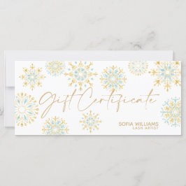 Cartão Presente de Certificado de Natal Adicionar 