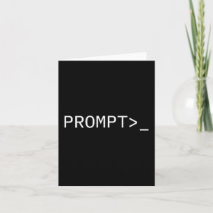 Cartão Presente de codificador de prompt para engenheiro