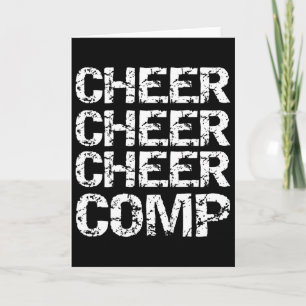 Cartão Presente de Competição de Cheerleader Combinando C