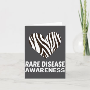 Cartão Presente de conscientização sobre doenças raras do