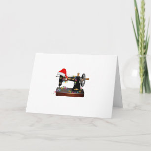 Cartão Presente de Costura Feliz Natal Amante de Costur