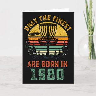 Cartão Presente de Disc Golf de Aniversário de 40 anos Re