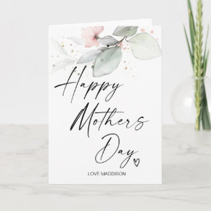 Cartão Presente de feliz dia de as mães para a mãe da f
