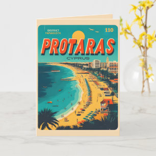 Cartão Presente de férias na praia de Protaras no Chipre 