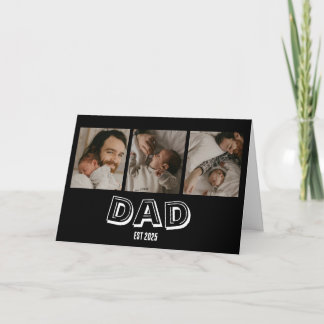 Cartão Presente de Foto Pai Est 3 Lembrança do Pai 