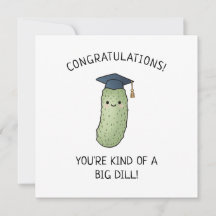 Presente de Graduação com Piada de Pickle Dill Nov